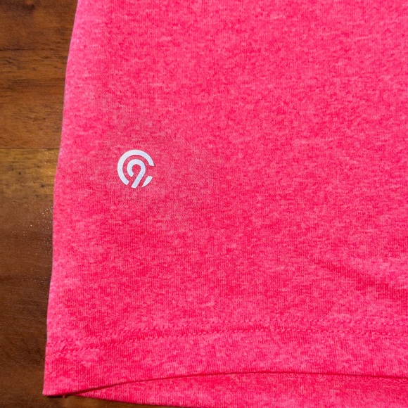 C9 by Champion Bright Pink V-Neck Tee - Picture 2 of 4